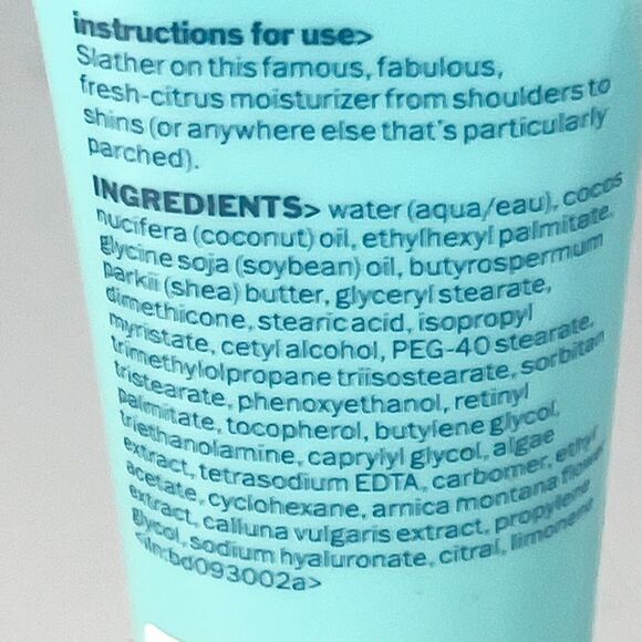 Bliss Body Butter Lemon + Sage Cream Moisturizer Travel 1 fl ox 30 ml Sealed New - Picture 4 of 4